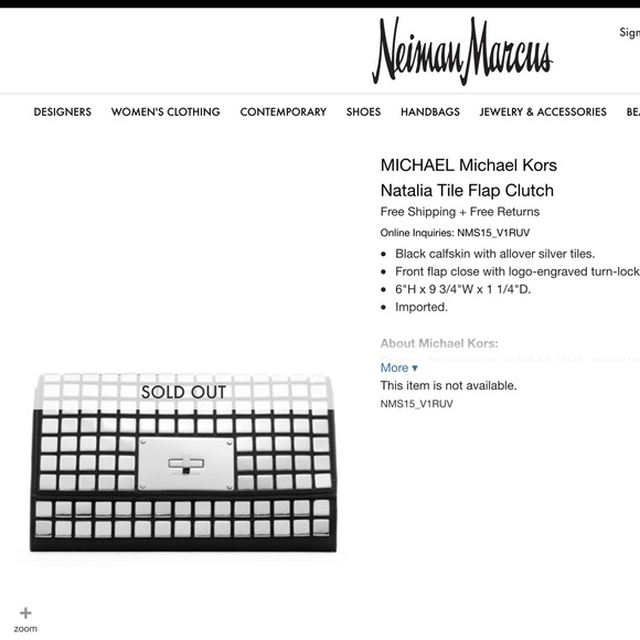 Michael Kors Natalia clutch - Picture 1 of 7